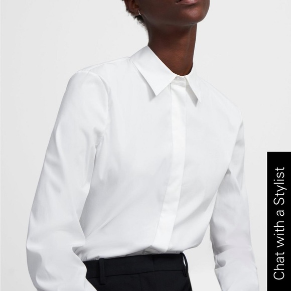 Theory Gingham Plaid Women’s Button Down Top - Picture 5 of 6